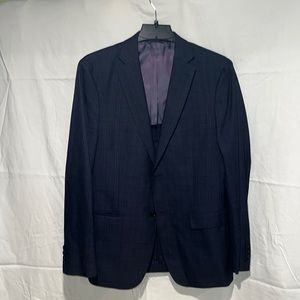 Ryan Seacrest sport coat / blazer blue plaid 40R